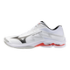 Mizuno Wave Lightning Pro (26) Miesten Sis&auml;pelikeng&auml;t (White/Black/Fiery Red)